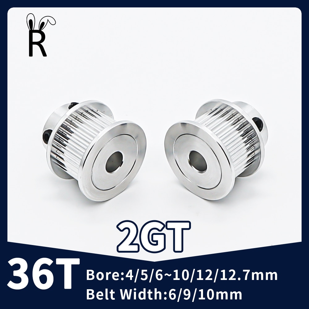 GT2 Ÿ̹ Ǯ   Ʈ ʺ, 36T  , 4, 5, 6, 8, 10, 12/12.7mm, 3D  ǰ, 2GT  